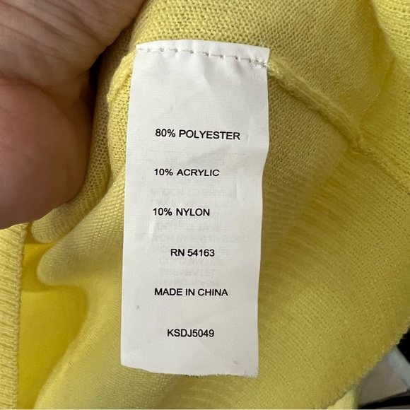 Mac + Jac Yellow Ruffle Crop Cardigan - Picture 6 of 6